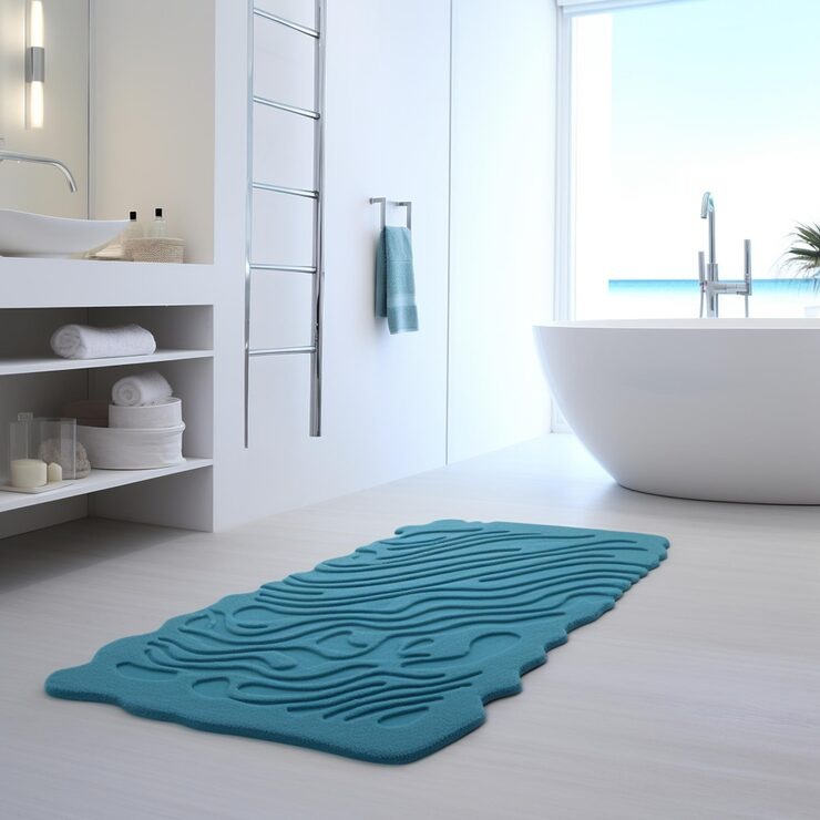 High-Density Cotton Bath Mats